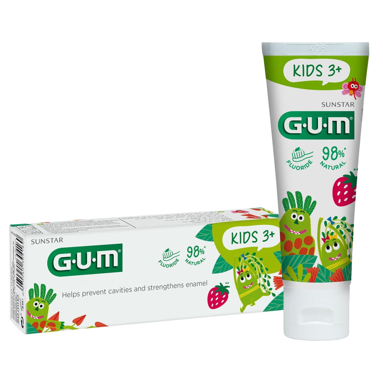 Зубная паста детская Gum Kids от 2 до 6 лет 50 мл (900)