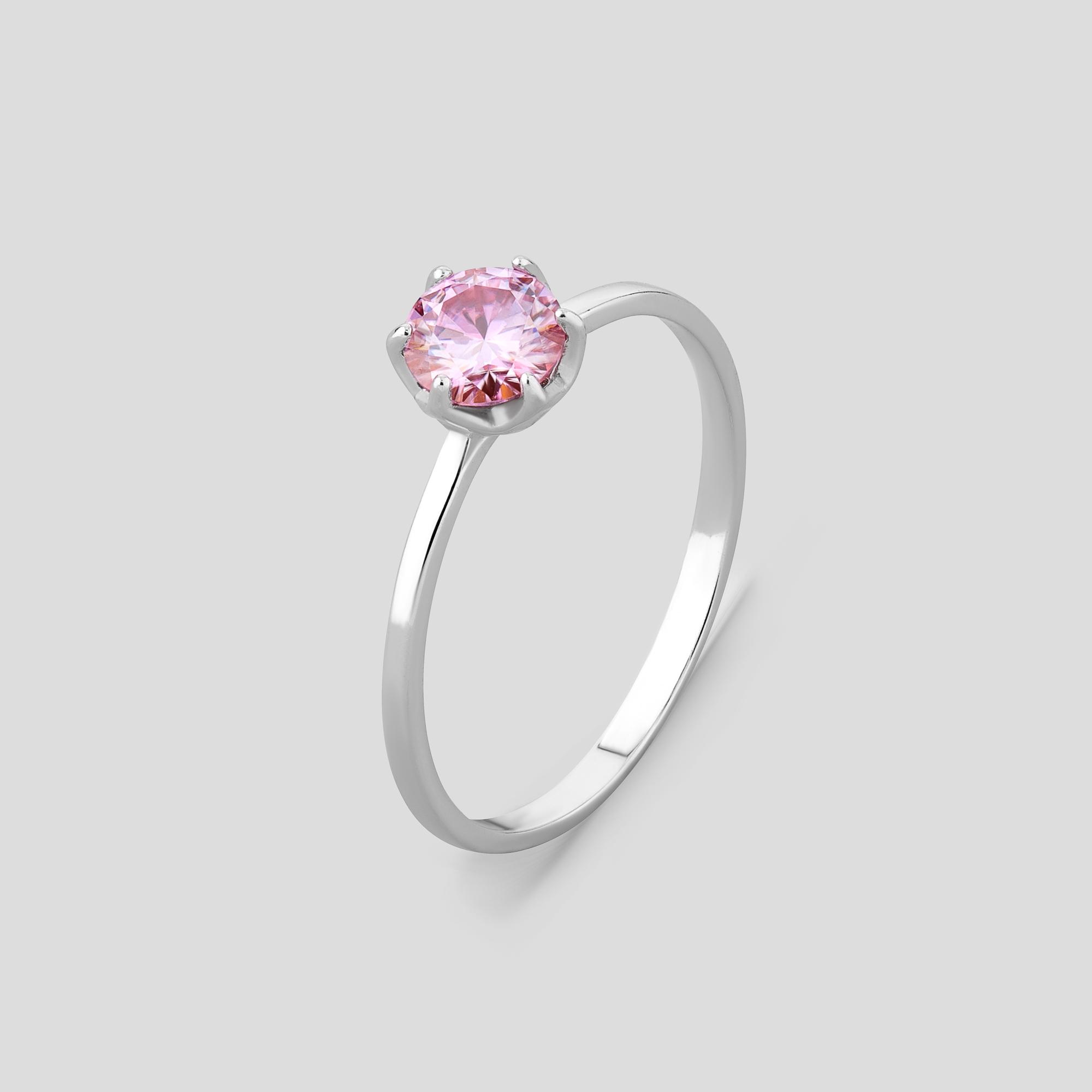 Серебряное кольцо Minimal Огненная вспышка р. 18 (18513)