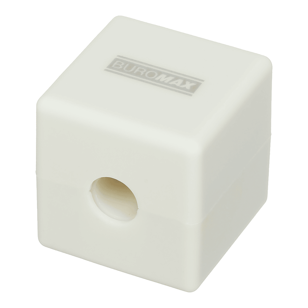 Точилка CUBE RUBBER TOUCH в пластиковом корпусе (BM.4757g)