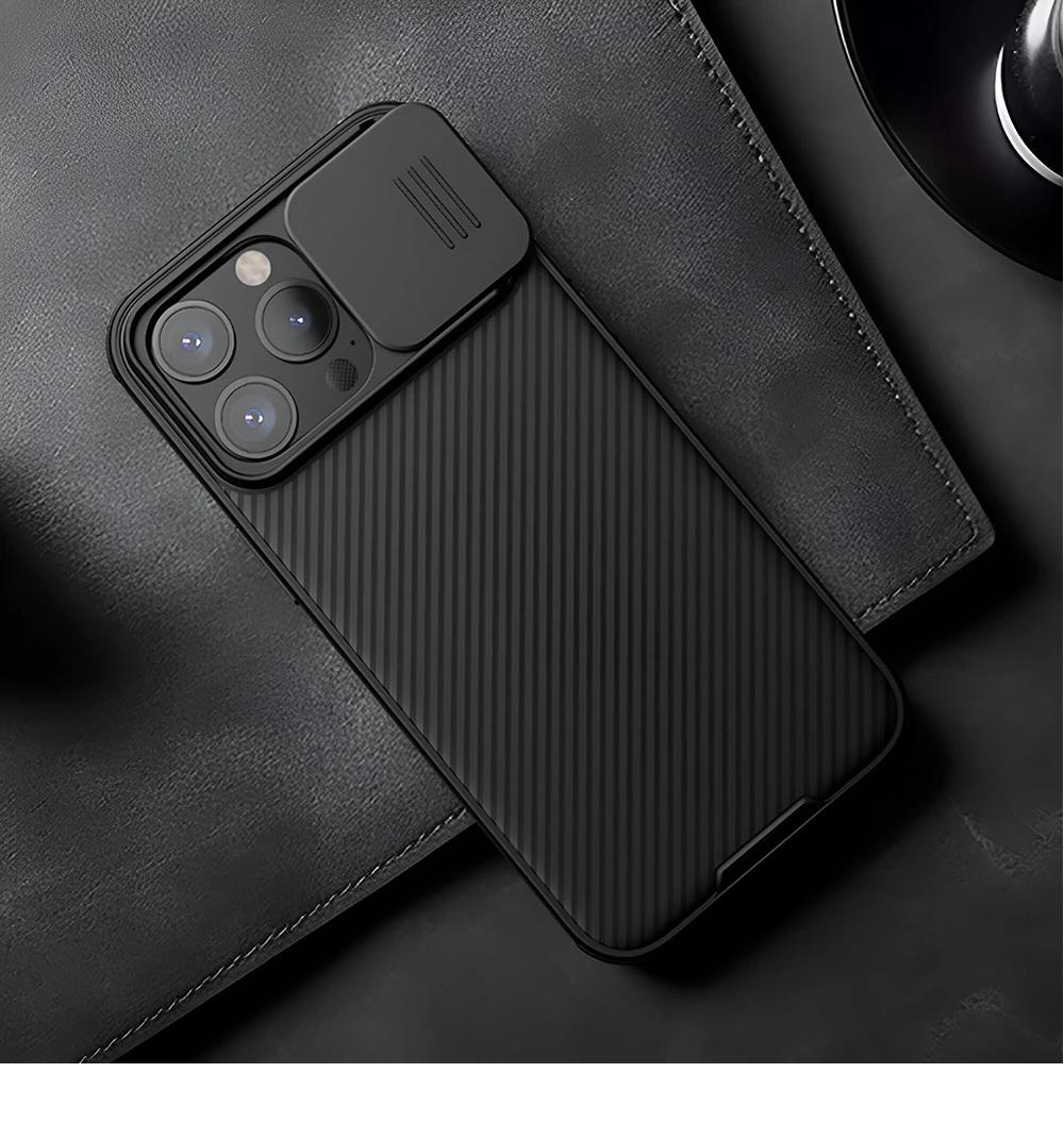 Чохол бампер Nillkin CamShield Pro Case для Apple iPhone 15 Pro 6.1' 2023 Black - фото 2