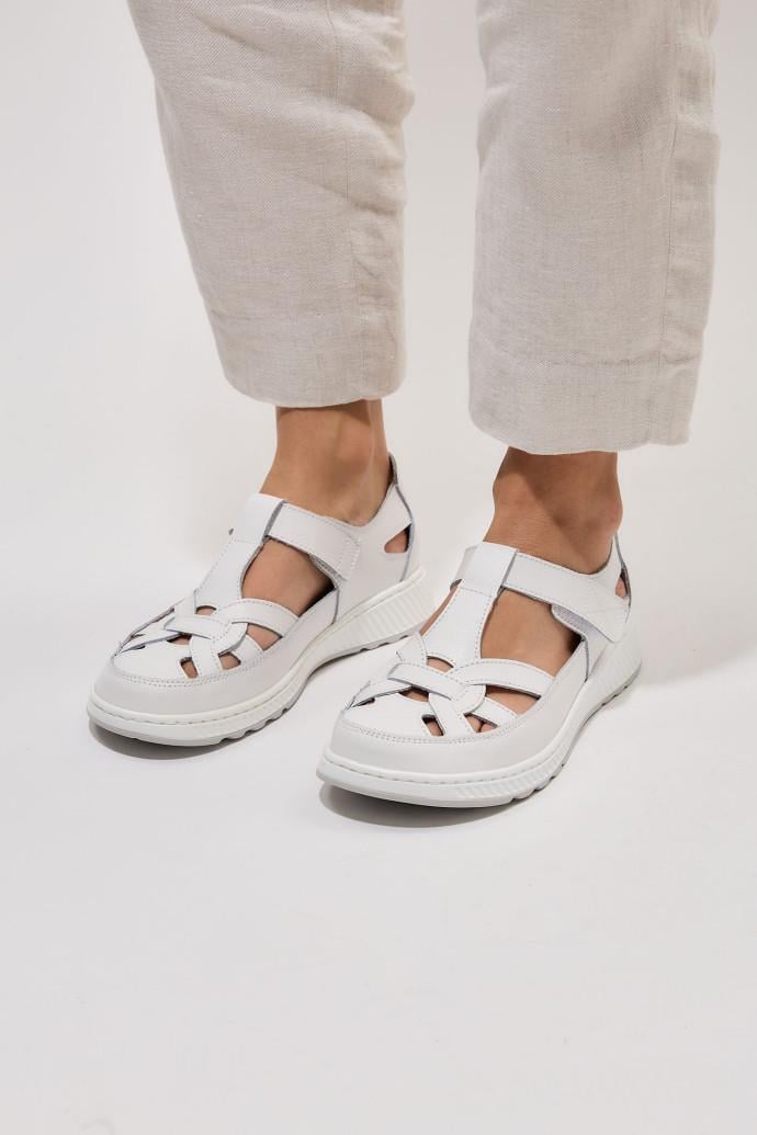 Сандалии женские ALLSY на платформе р. 39 Белый (195168) - фото 4