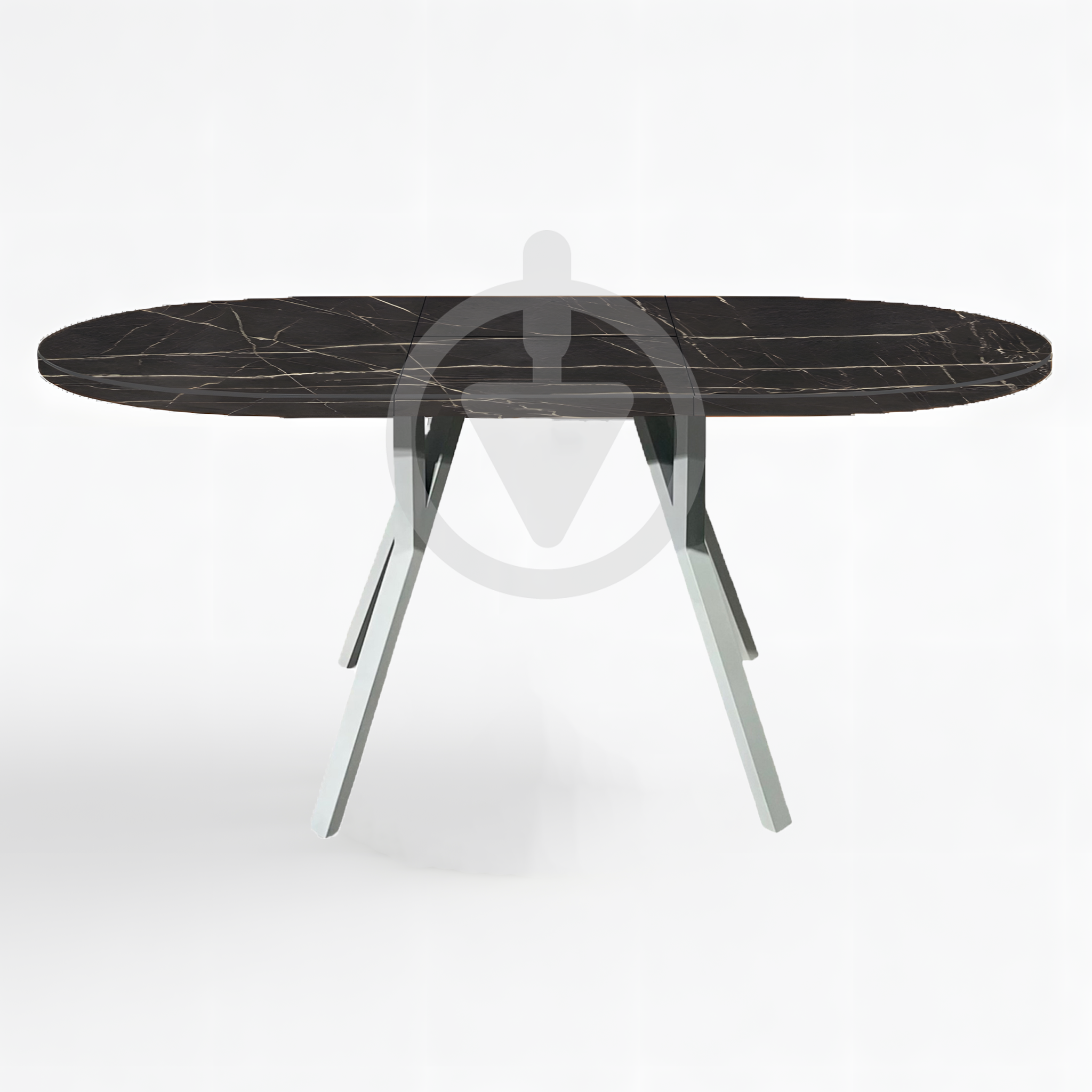 Стіл кухонний розкладний RoMax Lite Slide Loft 110x80 см П'єтра Гріджіо/Білий - фото 2 Стіл кухонний розкладний RoMax Lite Slide Loft 110x80 см П'єтра Гріджіо/Білий - фото 2