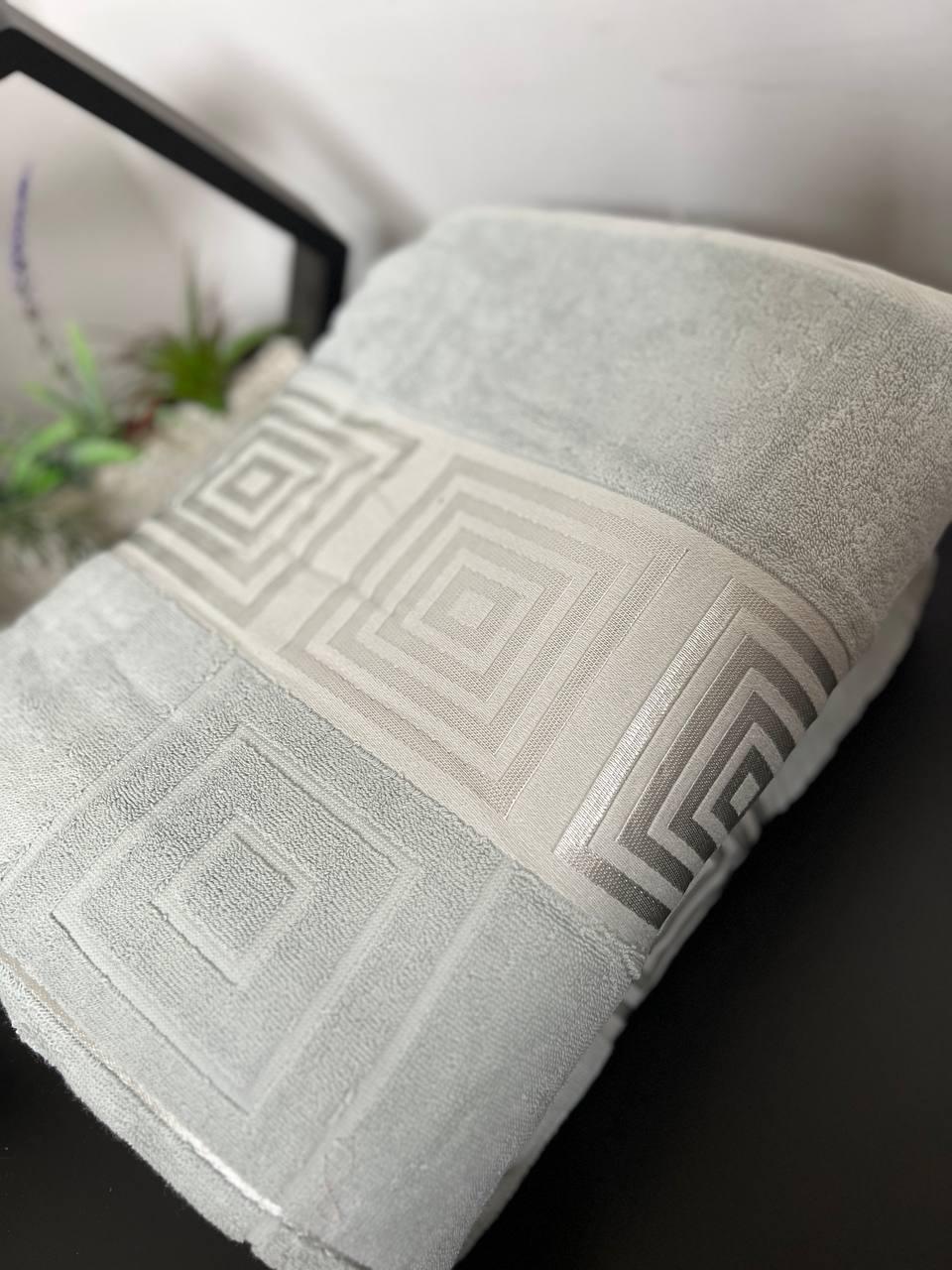 Простынь махровая евро 200х230 см Оливковый (П4К-А-mahra-003-04)