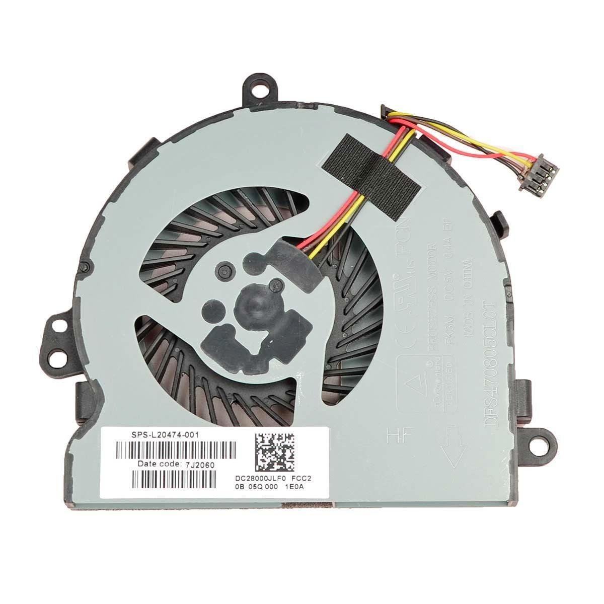 Кулер для ноутбука HP Pavilion 15-dx/15-ds/15t-da L20474-001/DC28000JLF0