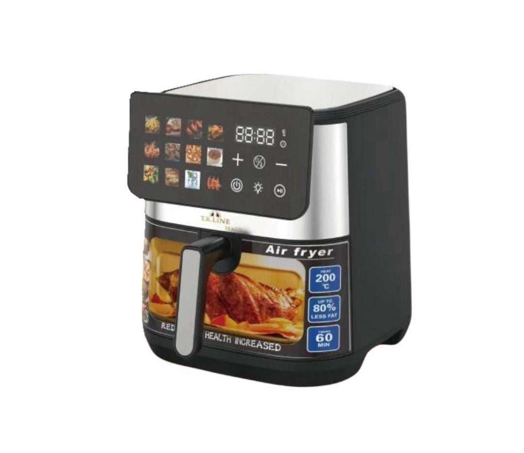 Аэрофритюрница-мультипечь TKLine ТК00263 4200 Вт 12 л Черный (31407280)
