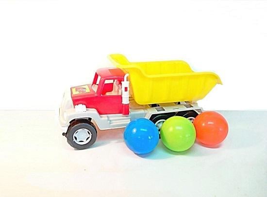 Самоскид із набором кульок KinderWay Червоний (KW-05-520-4)