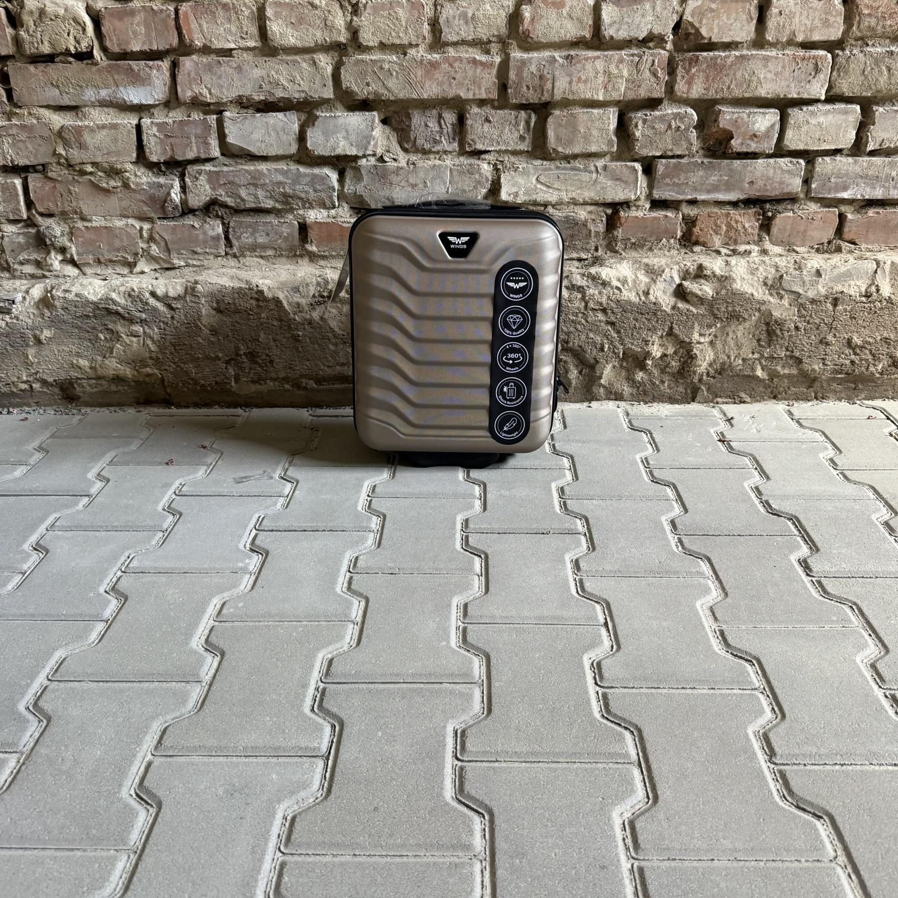 Мини-чемодан Wings PEA01 дорожный XXS Шампань (26630755) - фото 2