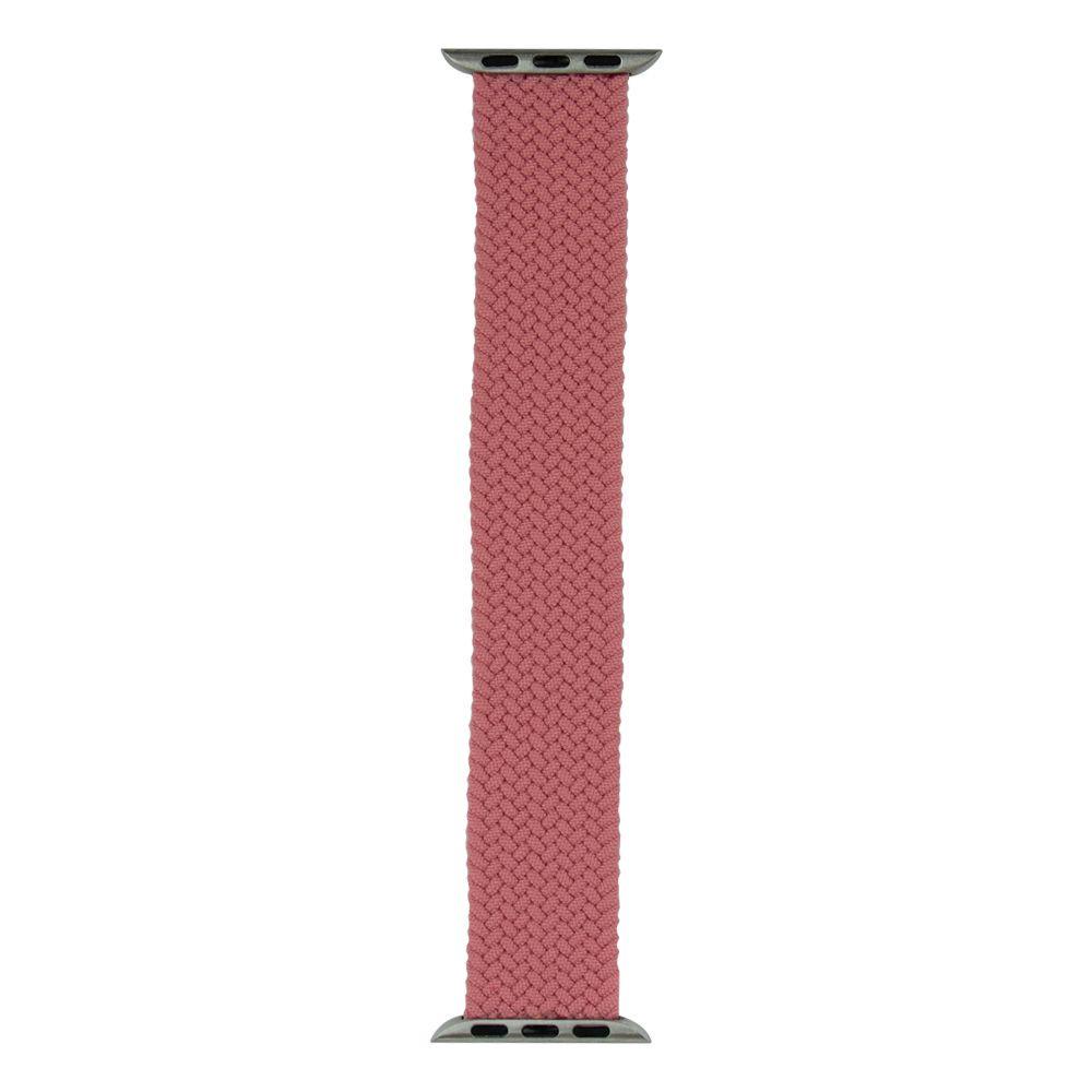 Ремешок Braided Solo Loop Band для Apple Watch 38 мм/40 мм/41 мм Size M 144 мм Розовый