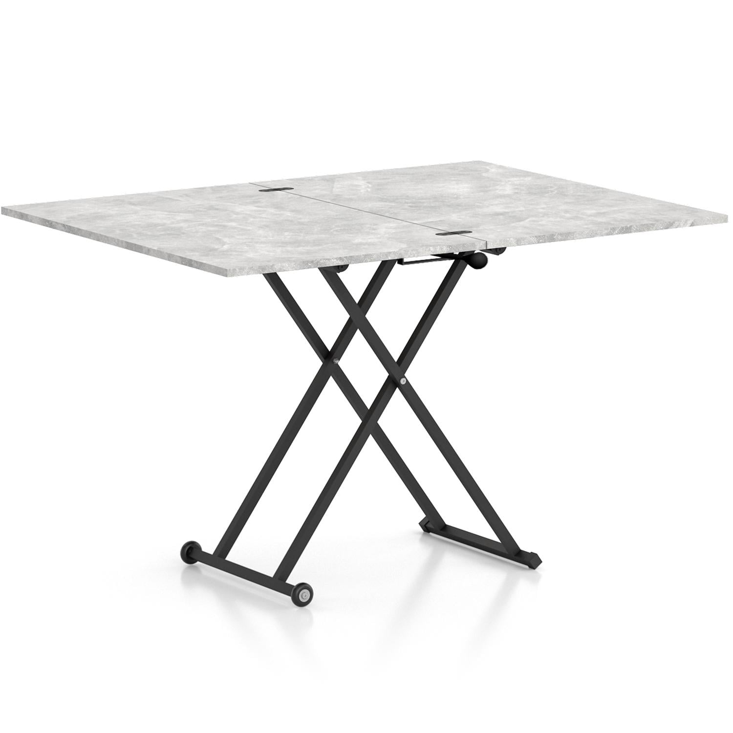 Стол-трансформер с регулировкой высоты Knap Knap Dragonfly 900/1200x600x760 мм Ателье светлый (S201002110)