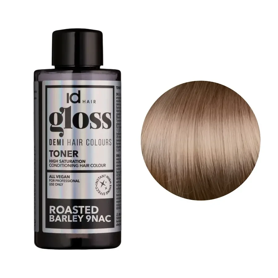 Краска для волос демиперманентная IdHair Gloss Toner 9NAC 9.14 Roasted Barley 75 мл