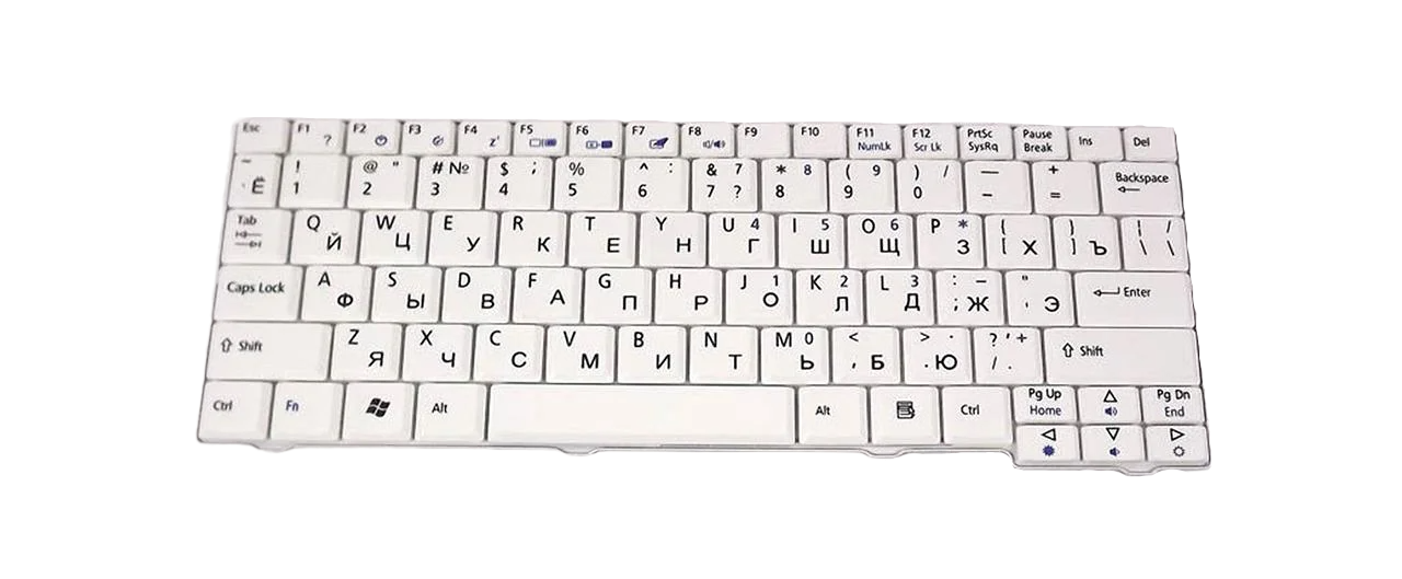 Клавиатура для ноутбука Acer Aspire One A110L матовая (KB.INT00.523)