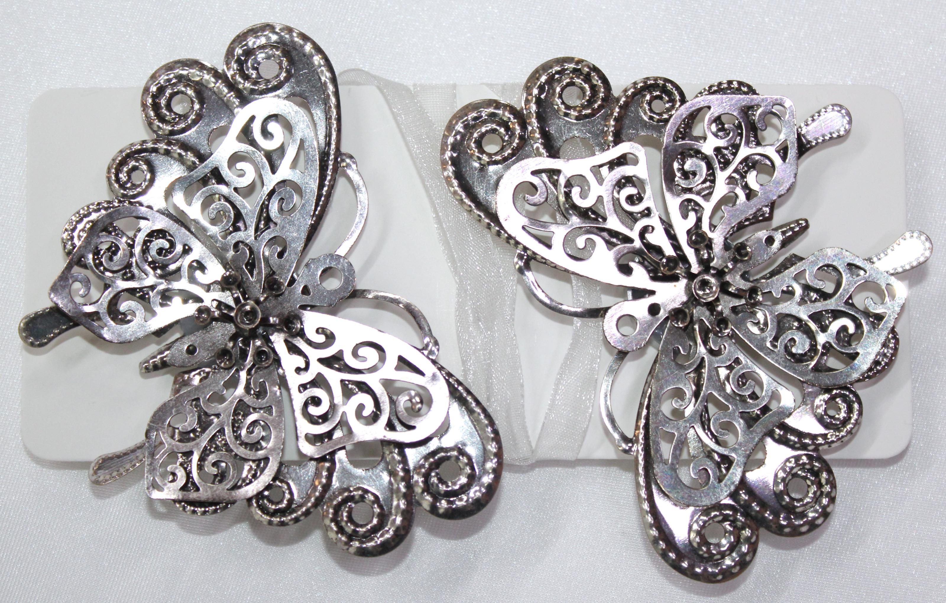 Магниты для штор и гардин Butterfly 150 м 2 шт. Серебристый (81-061)