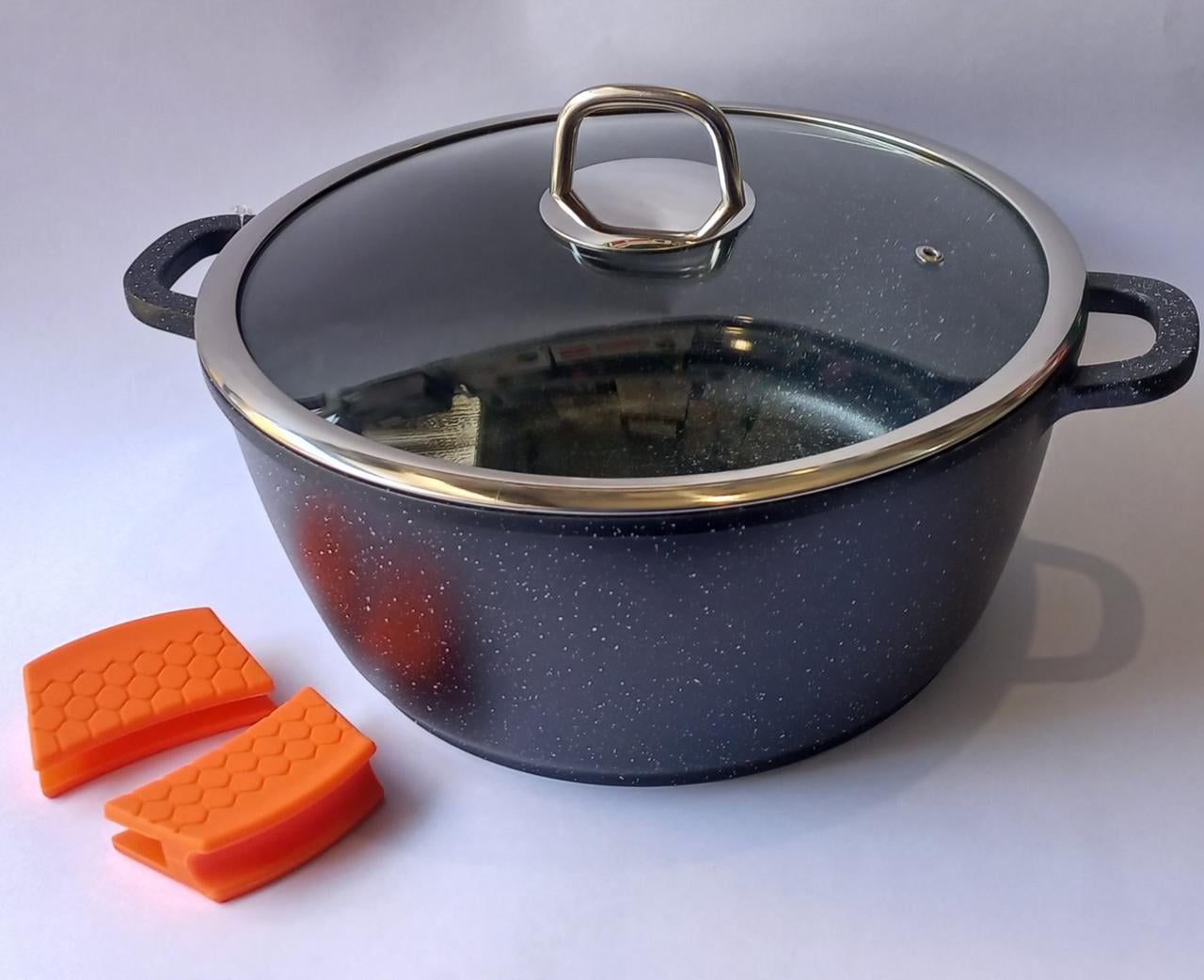 Кастрюля с мраморным покрытием Bohmann 5,8 л 28 см (BH 7350)