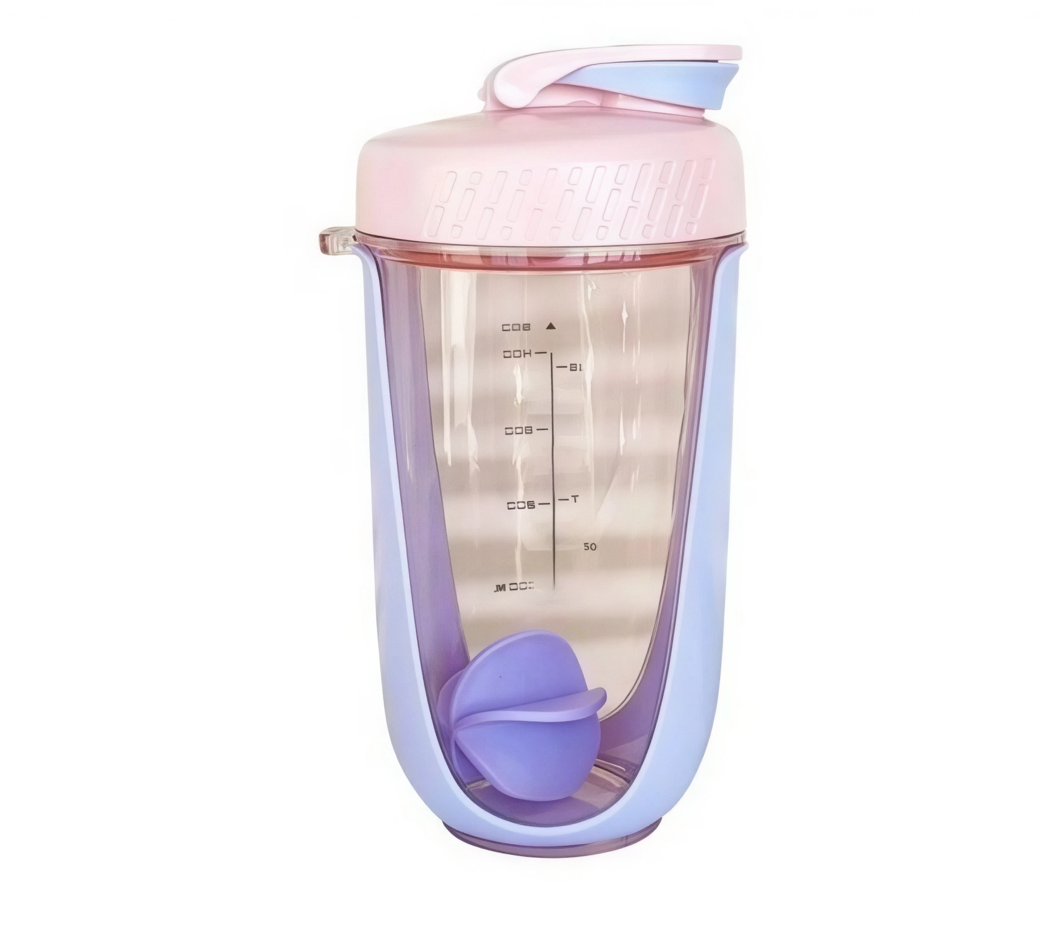 Шейкер экологический из BPA-free материалов 590 мл Розовый (2641663286)