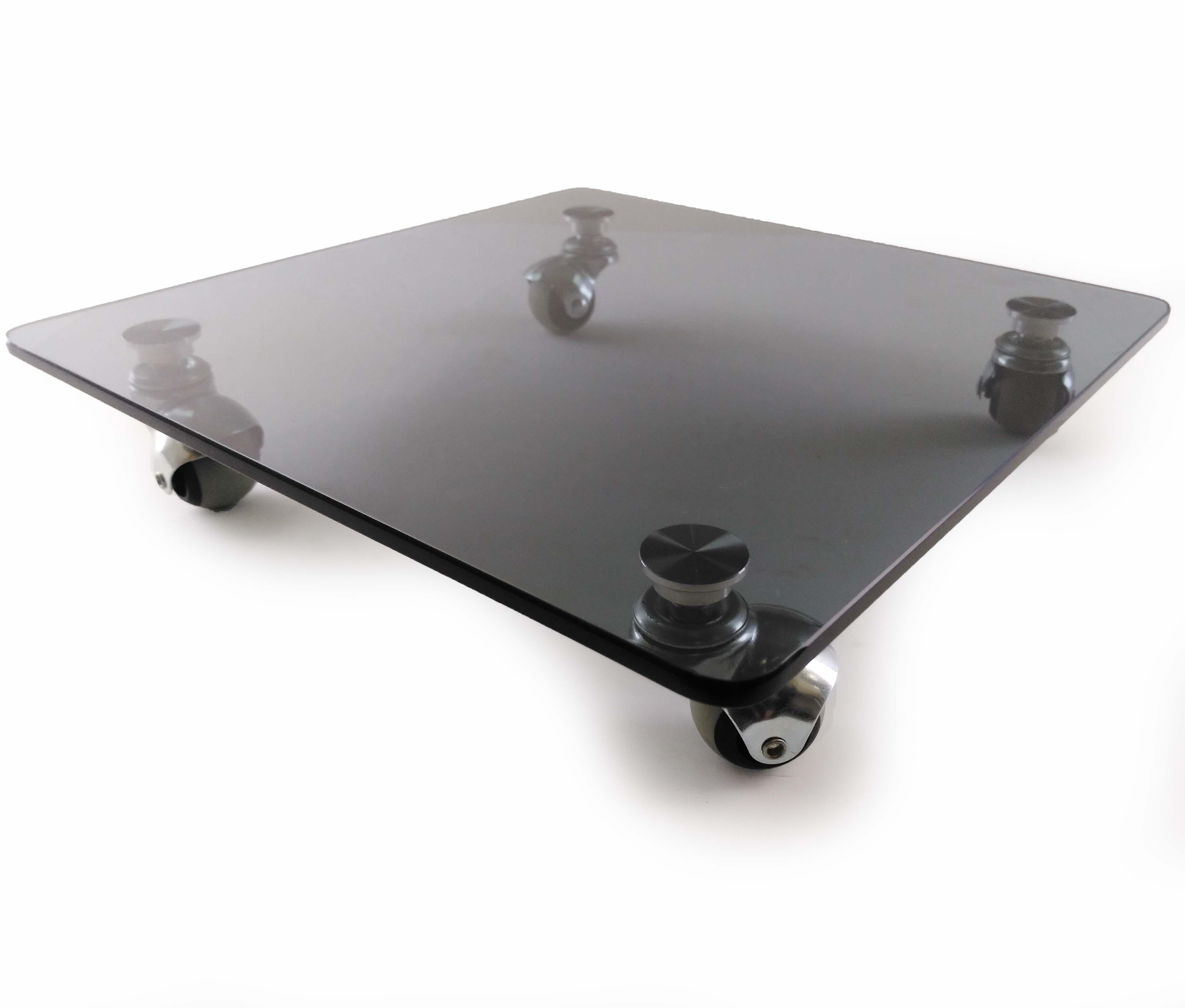 Підставка для квітів Commus ULTRA VI Kv35 g8-10rez скляна на прогумованих коліщатках 35х35 (210000039) - фото 3