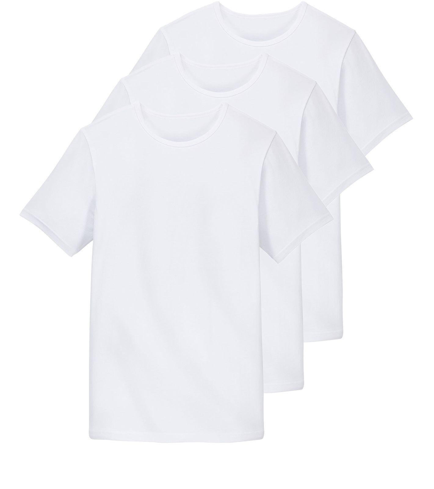 Футболка Enrico Mori 3 шт. L Білий (4047247)