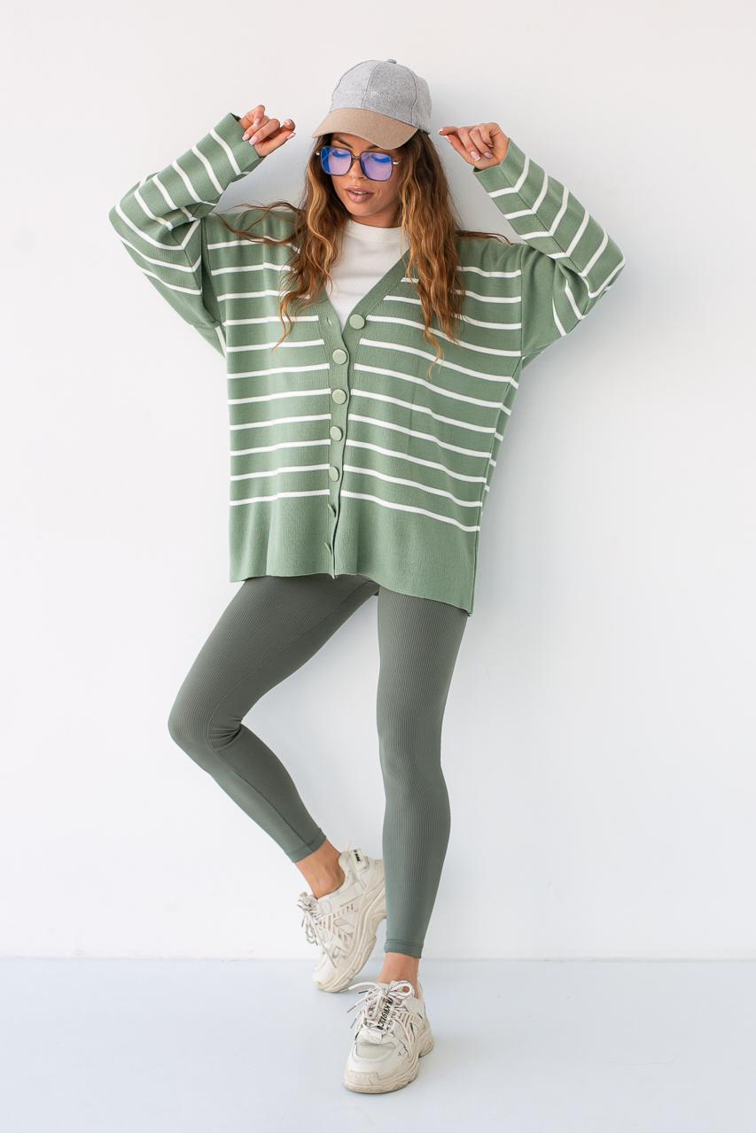 Кардиган QU STYLE L Мятный (9528301) - фото 5 Кардиган QU STYLE L Мятный (9528301) - фото 5