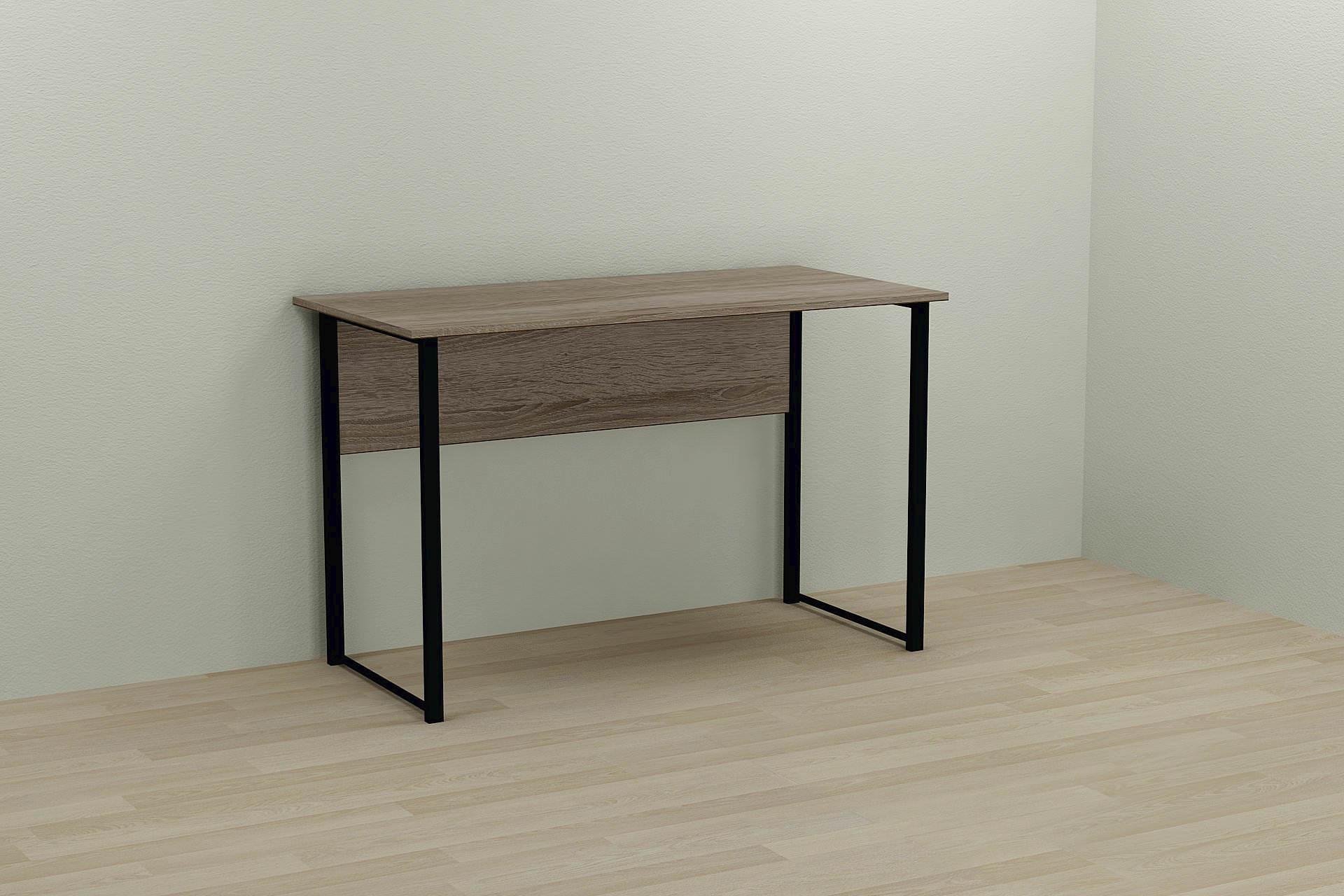 Комп'ютерний стіл Ferrum-decor Курт ДСП 16 мм 75x140x70 см Чорний/Дуб Сонома Трюфель (FRD-103944) - фото 1 Комп'ютерний стіл Ferrum-decor Курт ДСП 16 мм 75x140x70 см Чорний/Дуб Сонома Трюфель (FRD-103944) - фото 1