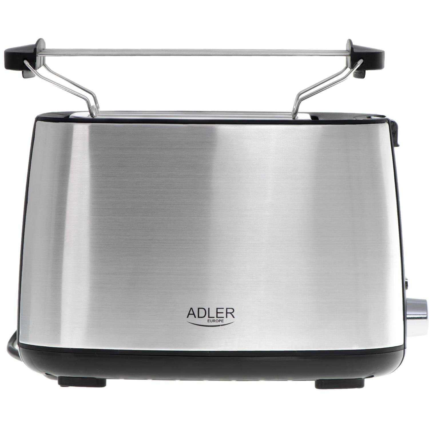 Тостер Adler AD 3214 900W 2 відділення 7 режимів Silver (AD3214) - фото 6
