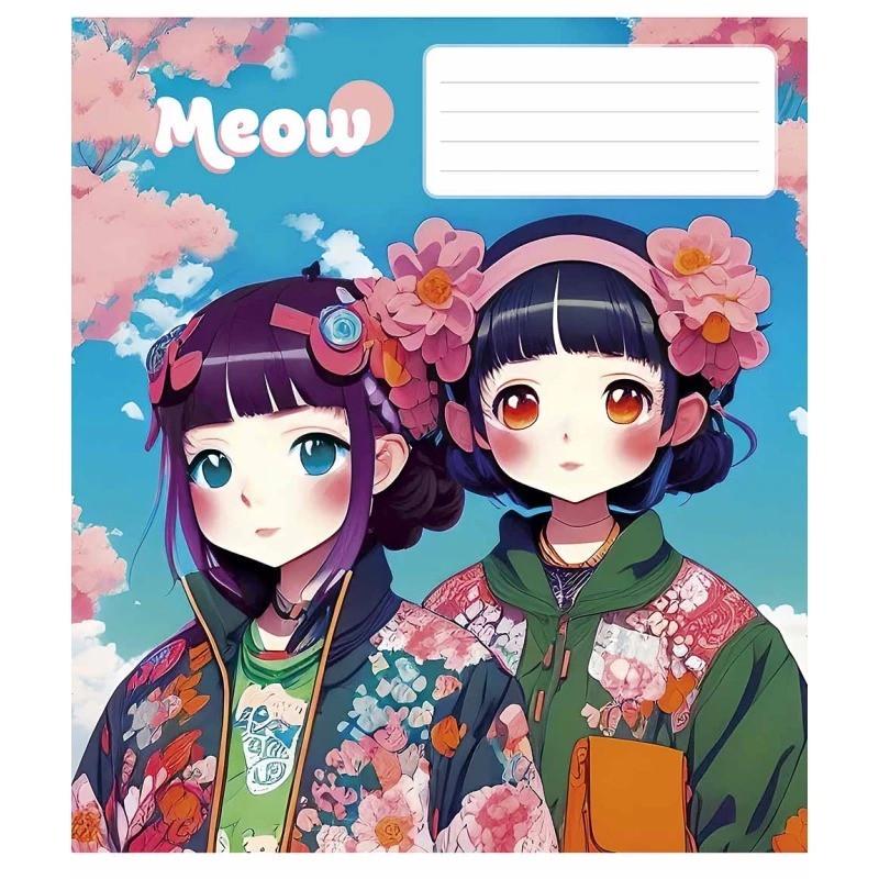 Зошит учнівський "Kawaii" 048-3302L-5 у лінію 48 аркушів