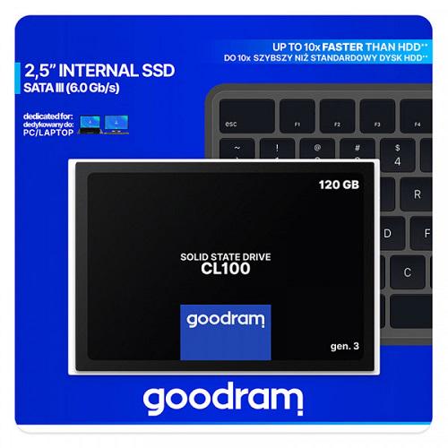 Твердотельный накопитель GoodRAM CL100 120 Гб TLC (SSDPR-CL100-120-G3) - фото 3