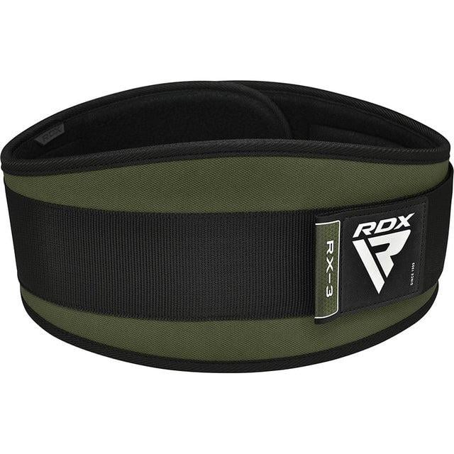 Пояс для тяжелой атлетики RDX RX3 EVA Curve неопреновый XL Army Green (A-013119)