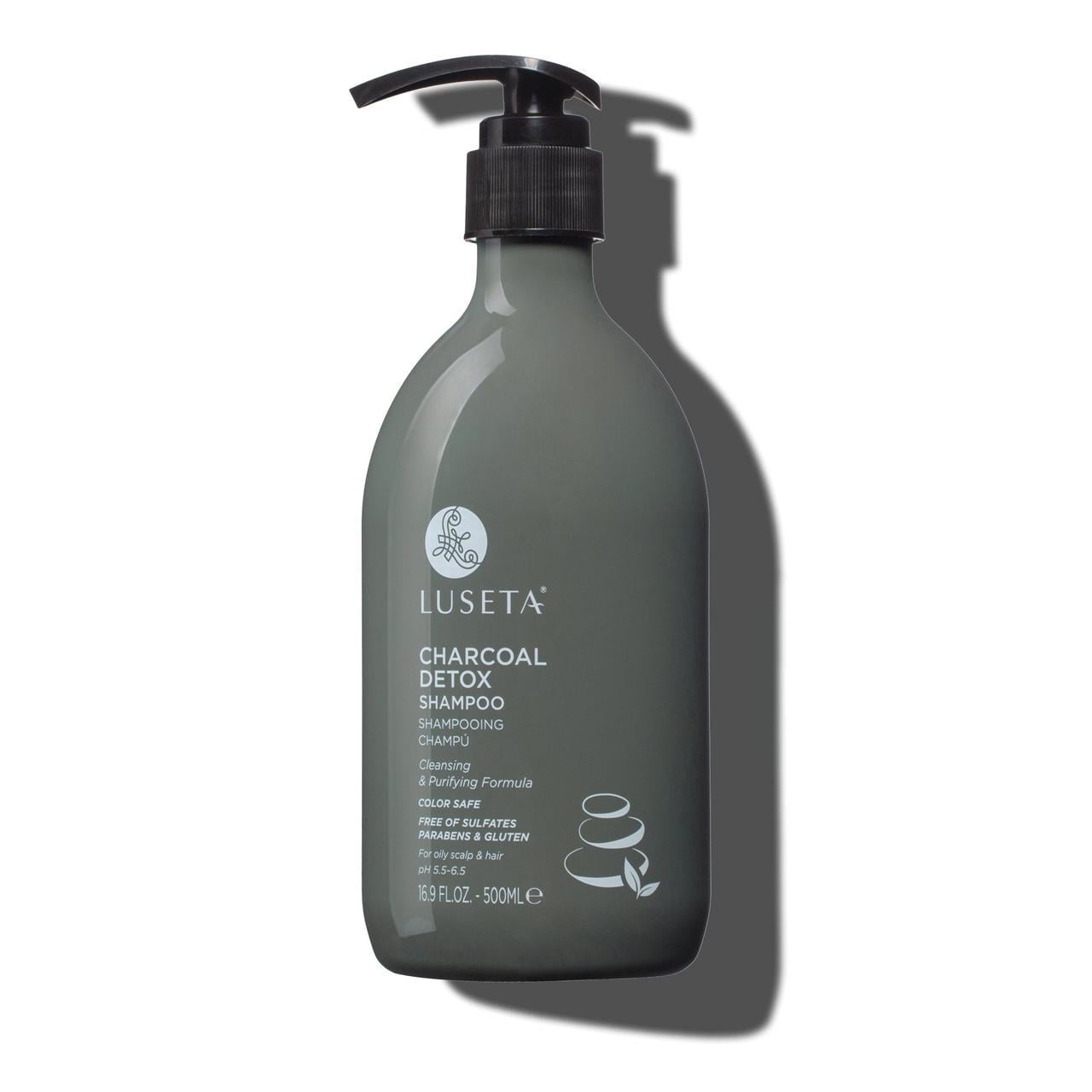 Шампунь Luseta Charcoal Detox Shampoo для жирных волос 500 мл Шампунь Luseta Charcoal Detox Shampoo для жирных волос 500 мл