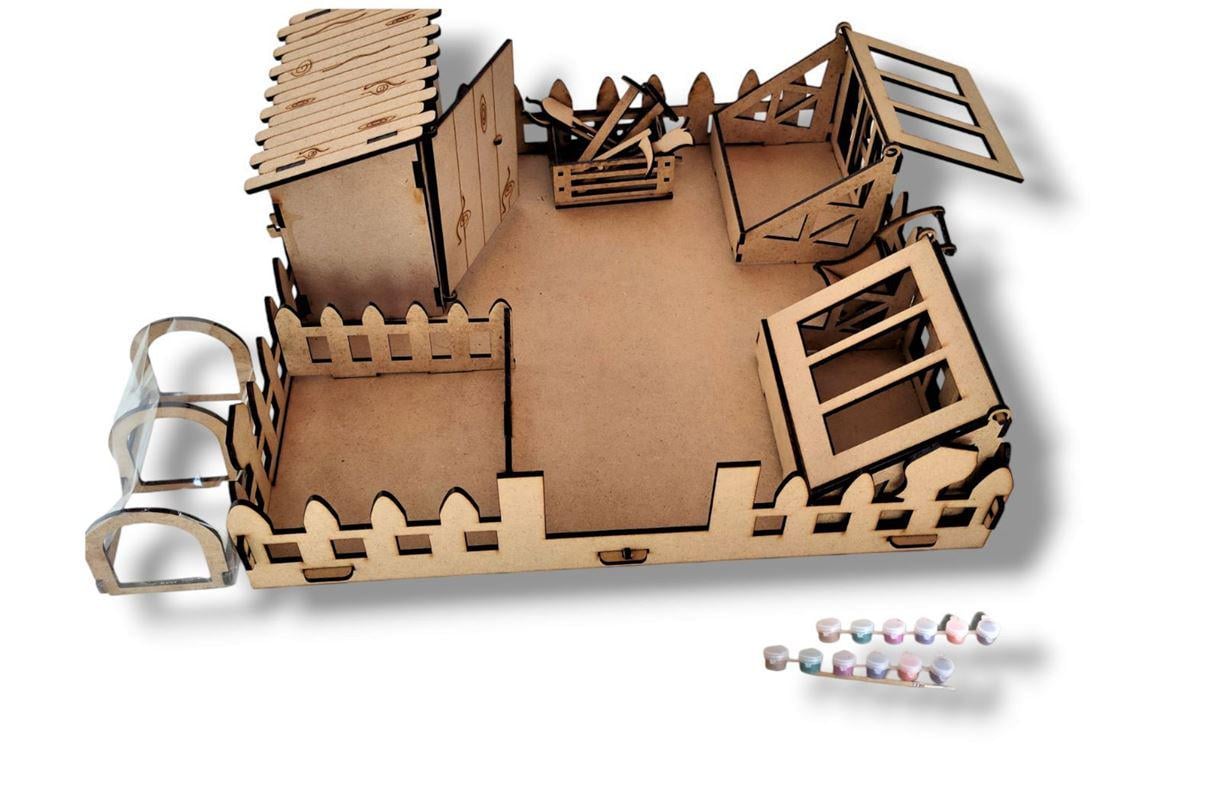 Набір для творчості FlyShip Ферма з фарбами (400-128)