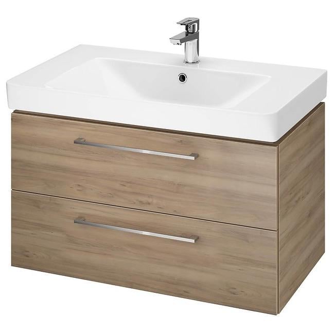 Тумба с умывальником подвесная Cersanit Lara&Mille Set B390 SZFZ1004702943 80x46x45 см (231245)