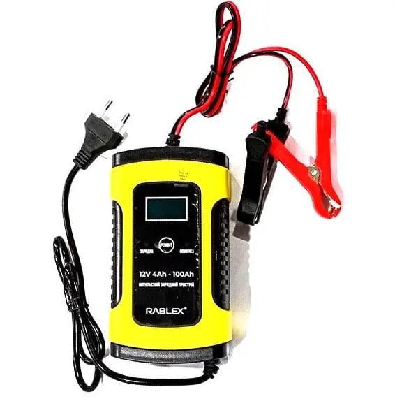 Зарядний пристрій Rablex RB-620 12V 4Ah-100Ah 75 W з індикацією заряду (2262059997)