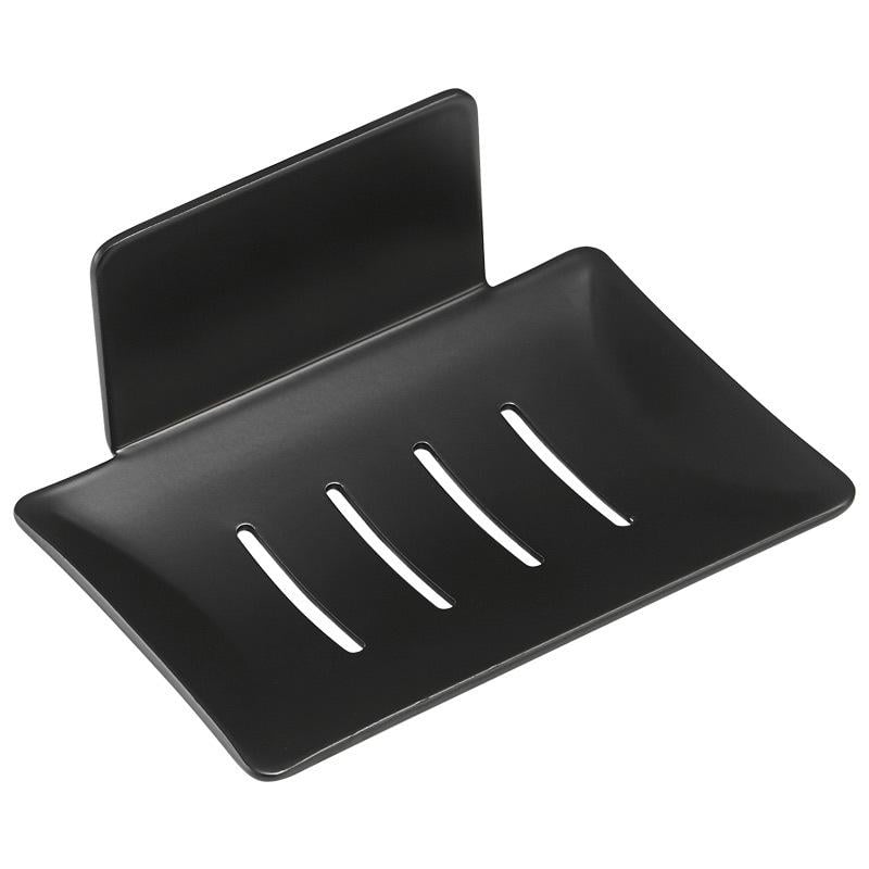 Мыльница IwConcept SD-Wall Steel 304 из нержавеющей стали Black