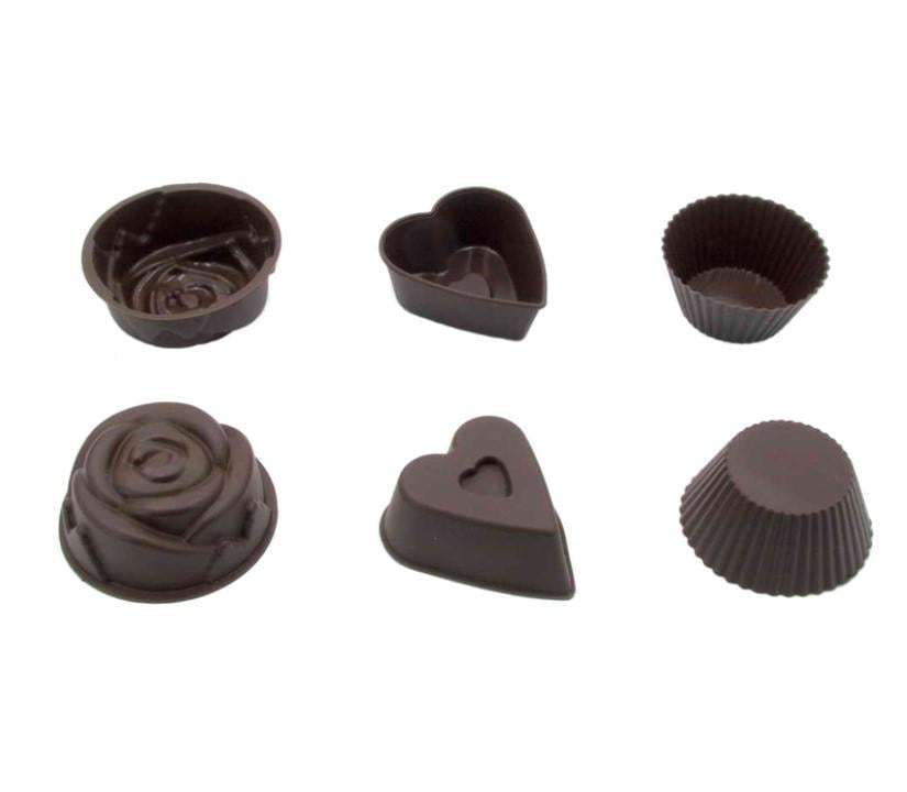 Набір форм для випікання мафінів Lessner Chef Choco фігурних на 6 шт. (06169de1)