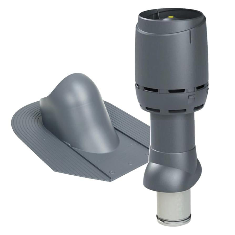 Выход вентиляционный Vilpe FLOW для битумной черепицы утепленный Ø 125 мм 700 мм 7024 Графитовый (30111260)