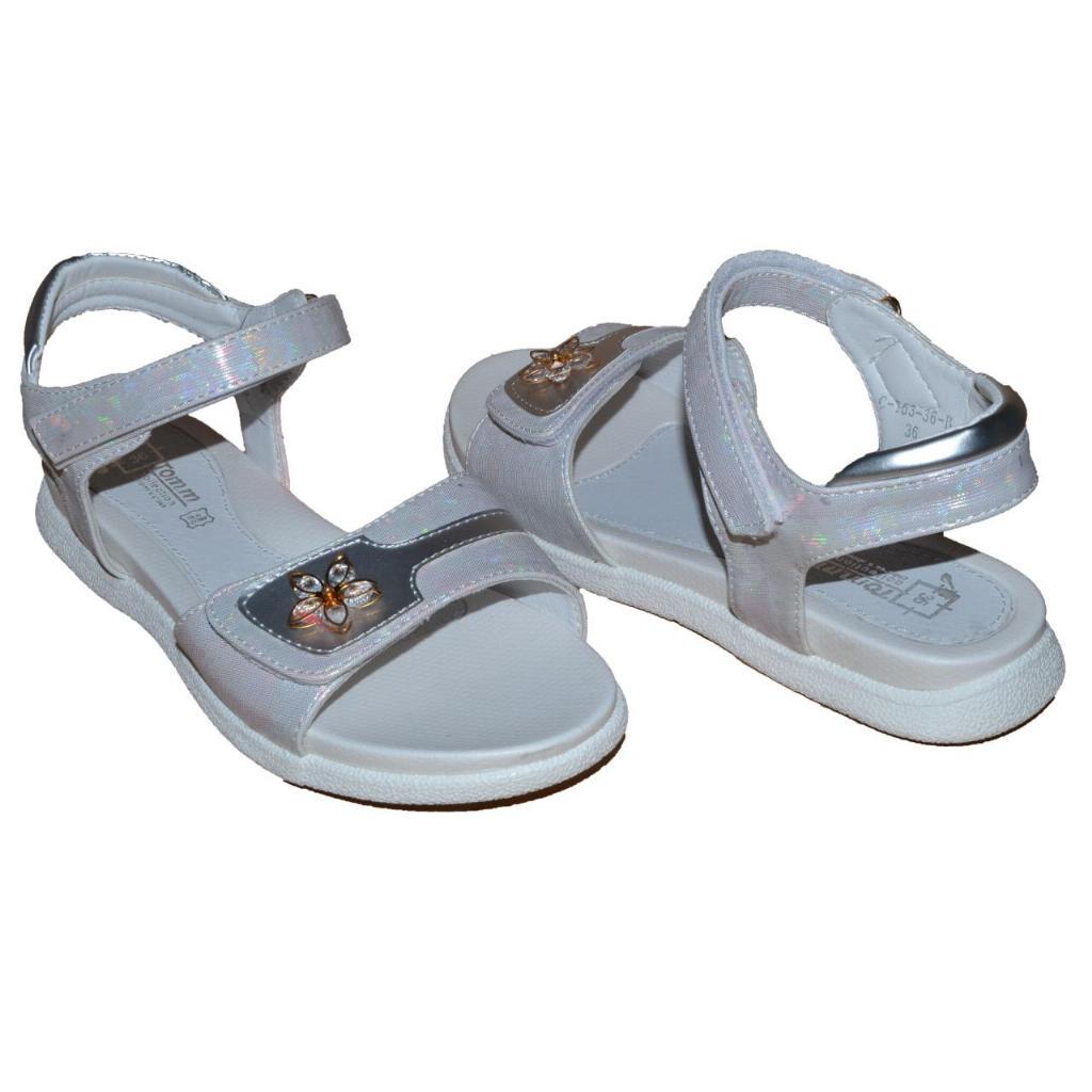 Босоножки для девочки Tom.m 109-53-36 р. 36 23,4 см Белый