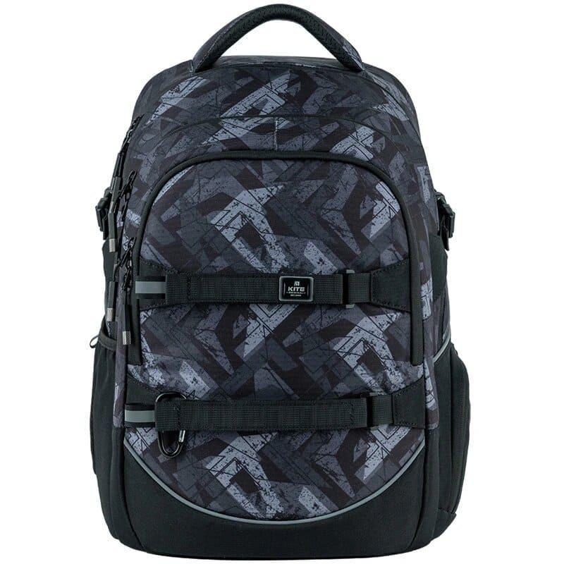 Школьный рюкзак подростковый KITE Education teens 727L-2 19,5 л Серый (K24-727L-2)