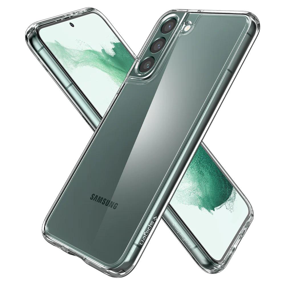 Чохол протиударний прозорий Spigen Ultra Hybrid Crystal ACS03954 для Samsung Galaxy S22 Plus (6.6") Clear - фото 7