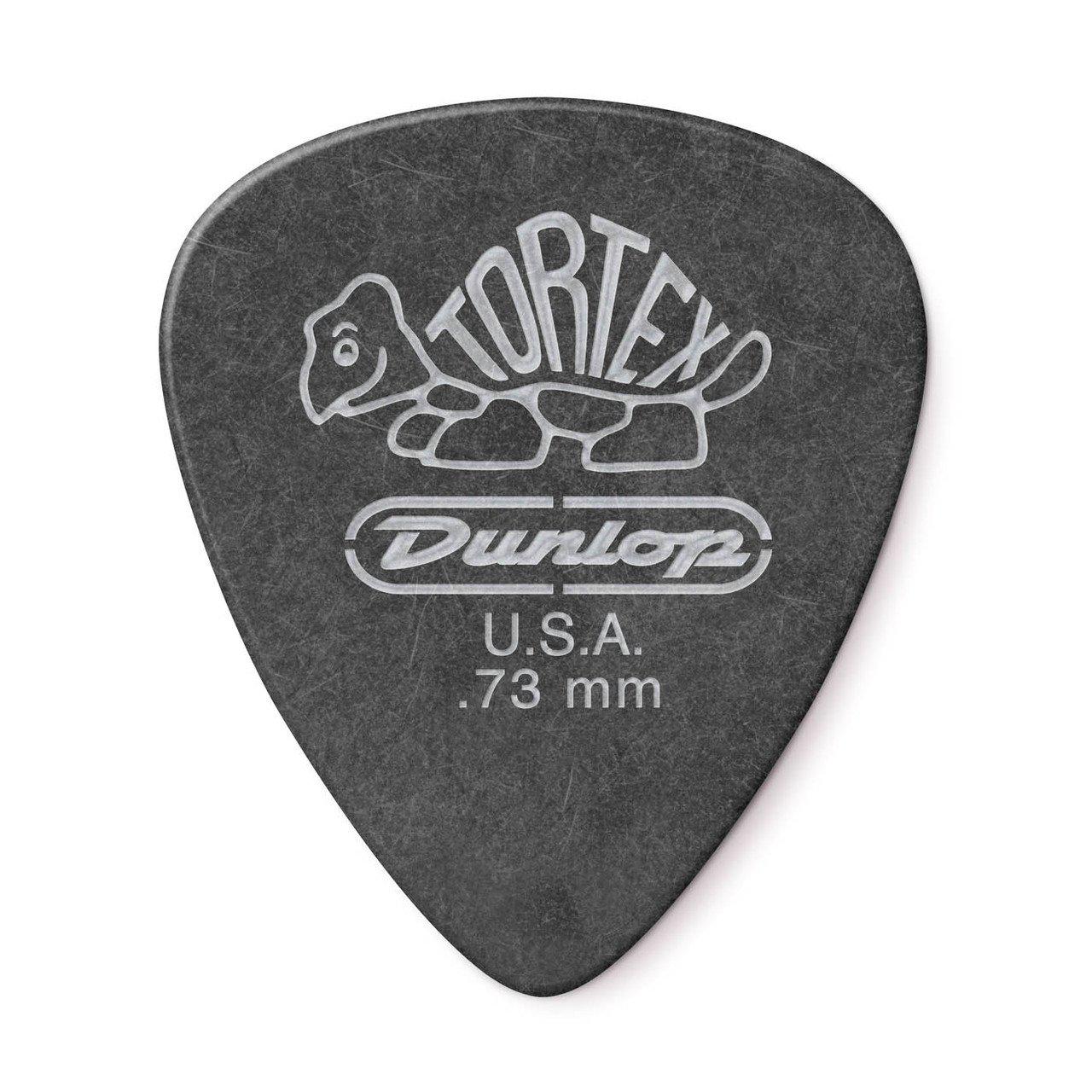 Медиатор Dunlop 488R.73 Tortex Pitch Black Standard 0,73 мм 72 шт. (120787)