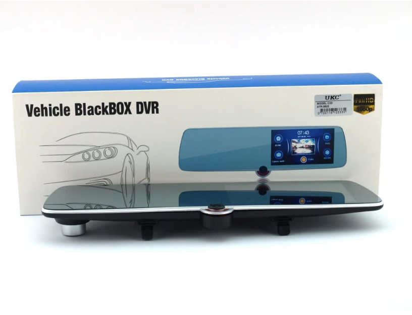 Видеорегистратор-зеркало UKC C33 Vehicle Blackbox DVR на три камеры 5" - фото 8 Видеорегистратор-зеркало UKC C33 Vehicle Blackbox DVR на три камеры 5" - фото 8