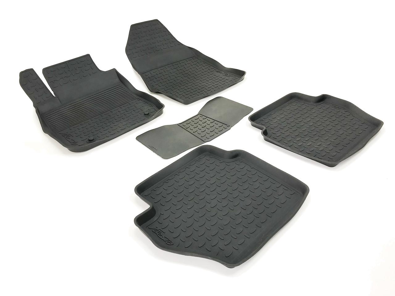 Килимки в салон SEINTEX Ford Fiesta IV 2008-2015 гумові 5 шт. (01073)