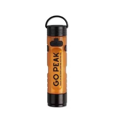 Фонарь мини-аккумуляторный GO PEAK Mini EDC 350lm Type-C 200 mAh Янтарный (GOPEAK-MINI-AMBER) - фото 1 Фонарь мини-аккумуляторный GO PEAK Mini EDC 350lm Type-C 200 mAh Янтарный (GOPEAK-MINI-AMBER) - фото 1