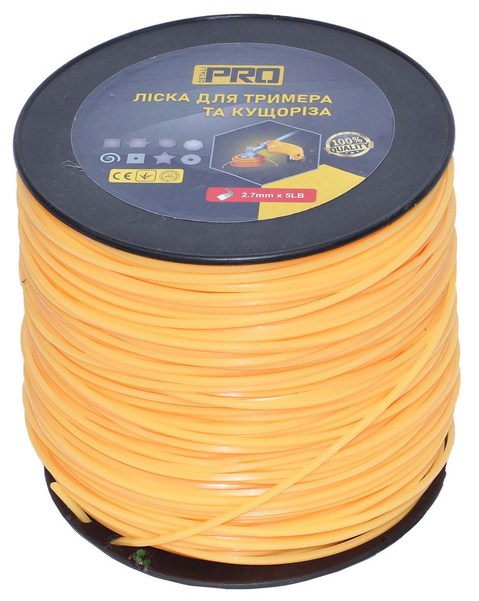 Леска косильная квадрат d 2,7 мм 5 LB 330 м
