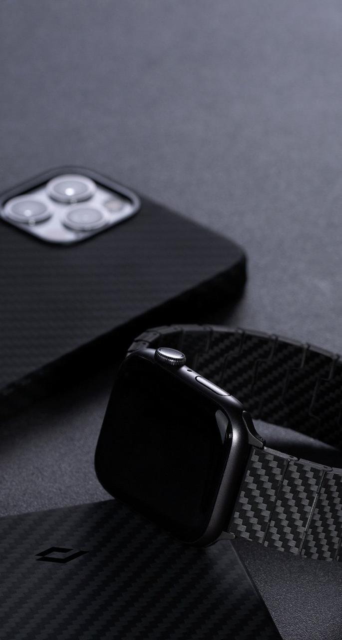 Ремінець Pitaka Modern Carbon Fiber Watch Band for Apple Watch 45/44/42mm (AWB1003) - фото 5 Ремінець Pitaka Modern Carbon Fiber Watch Band for Apple Watch 45/44/42mm (AWB1003) - фото 5