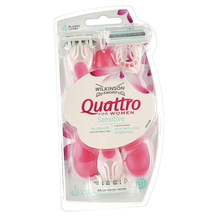 Станок для бритья Wilkinson Quattro for Women Sensitive 3 шт. (1711109504)