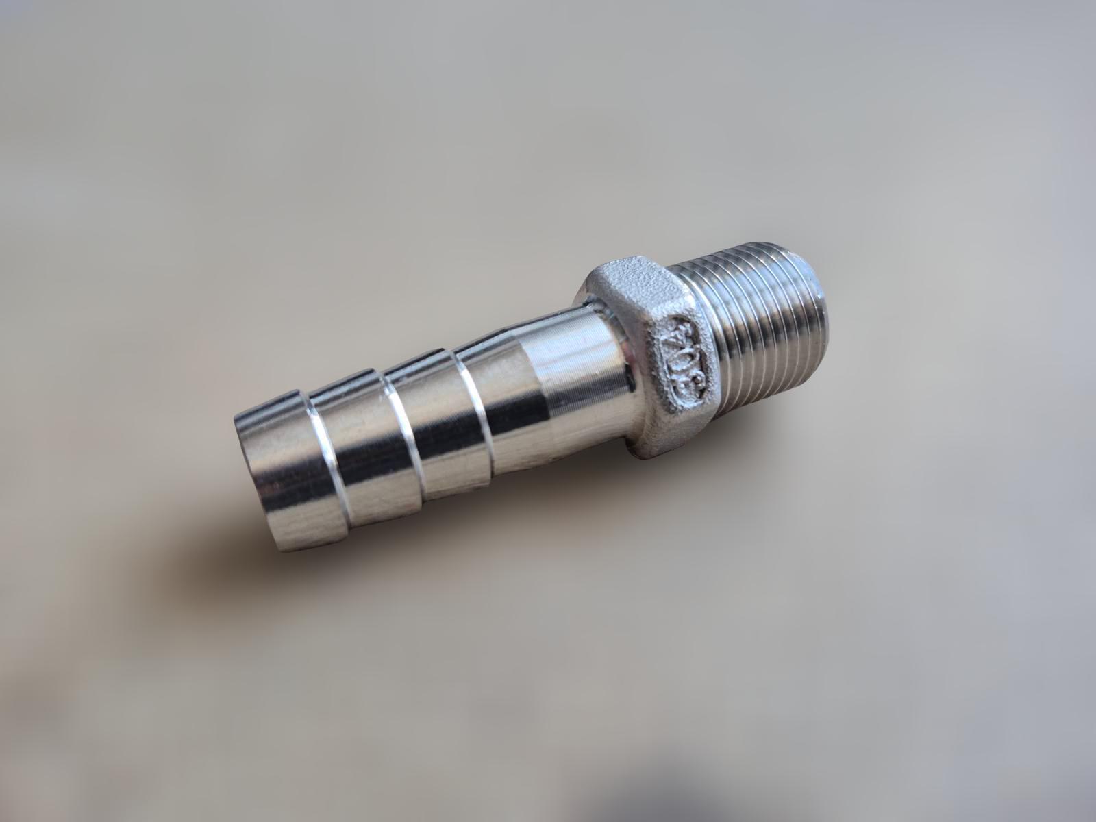 Штуцер шланговый резьбовой DN10 AISI304 BSPP Class-150 елка н/ж сталь 14 мм 3/8" (29203299) - фото 8 Штуцер шланговый резьбовой DN10 AISI304 BSPP Class-150 елка н/ж сталь 14 мм 3/8" (29203299) - фото 8