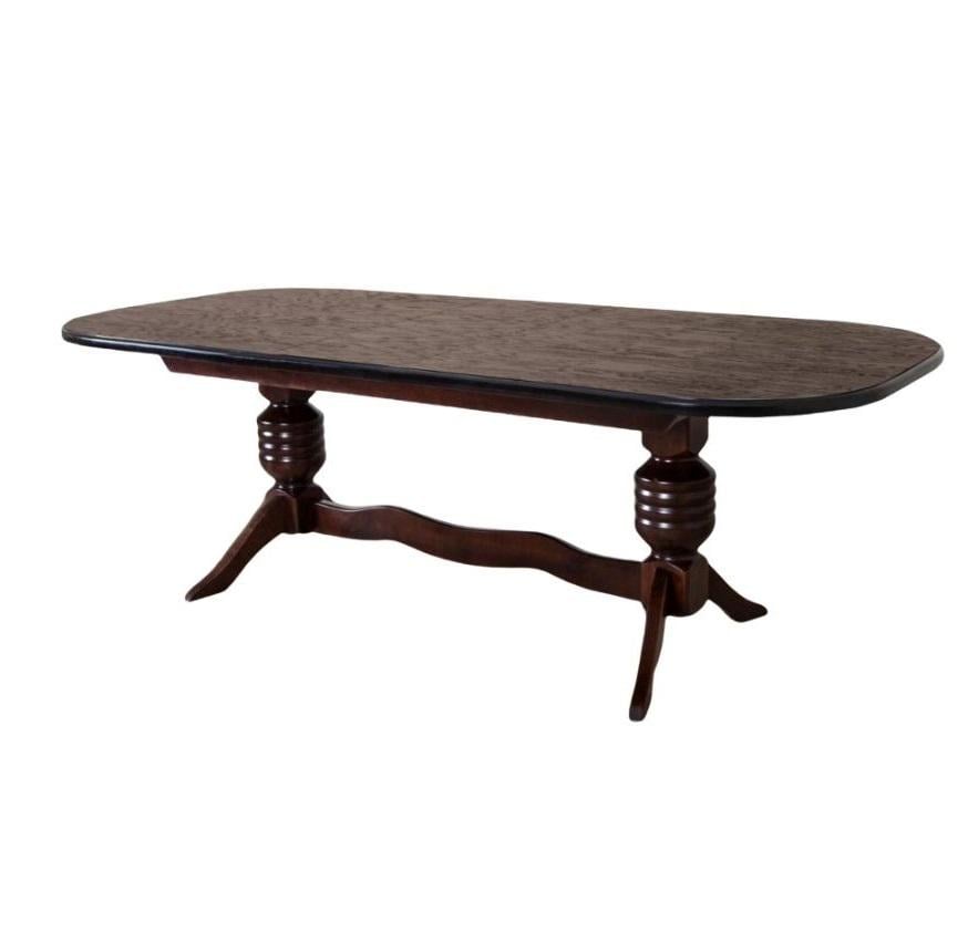 Стол кухонный раскладной Мікс Меблі Буковель 100x200 ( 40 40) см натуральное дерево/МДФ Орех - фото 2 Стол кухонный раскладной Мікс Меблі Буковель 100x200 ( 40 40) см натуральное дерево/МДФ Орех - фото 2