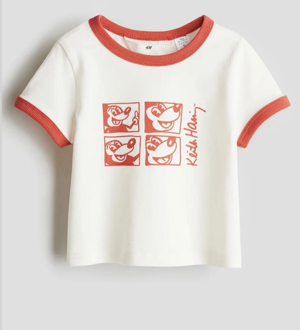 Футболка дитяча H&M 110-116 см Білий (03270)