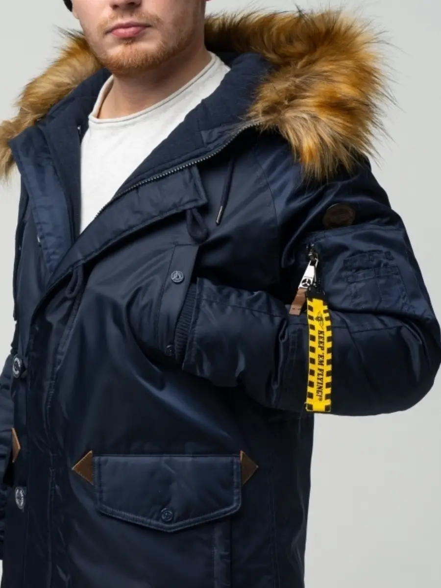 Куртка аляска Top Gun N-3B Parka XS Navy (TGN-3BNXS) - фото 3