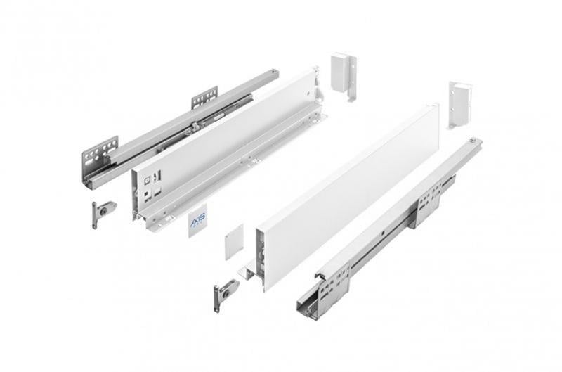 Выдвижная шухляда Axis Pro под духовой шкаф L 450 мм H 69 мм Белый (PB-AXISPRO-KPL69-450-10)