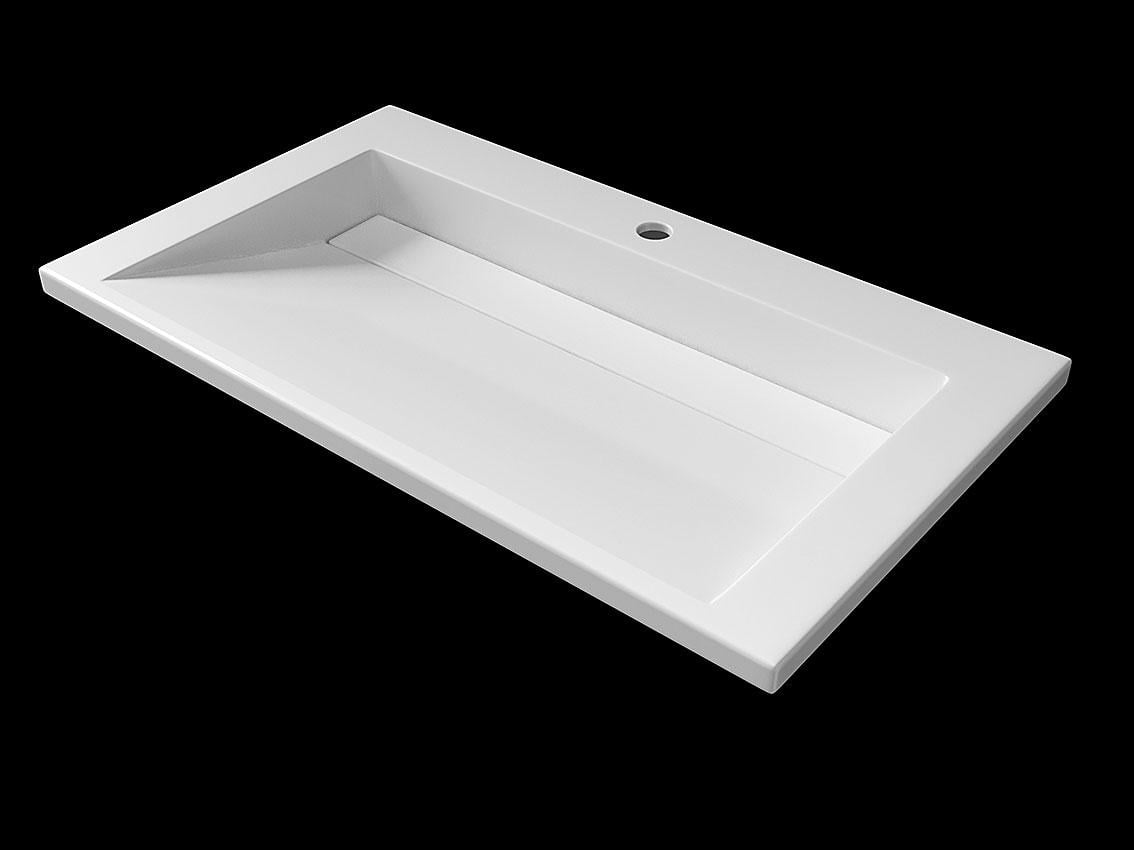 Умивальник накладний Status Boho Low 80 White (701) - фото 5