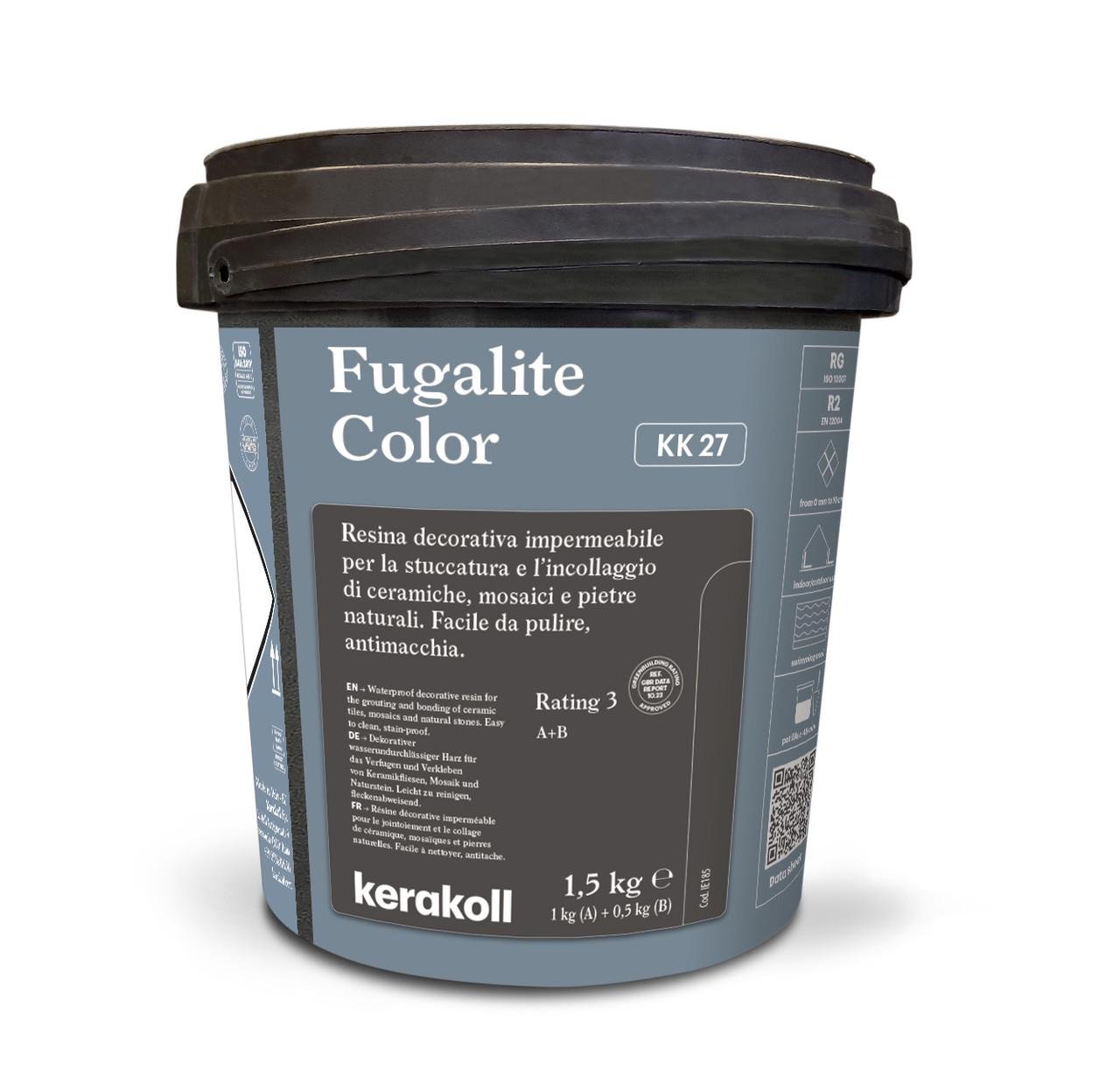 Затирка епоксидна Kerakoll Fugalite Color 1,5 кг Синій (KK27)